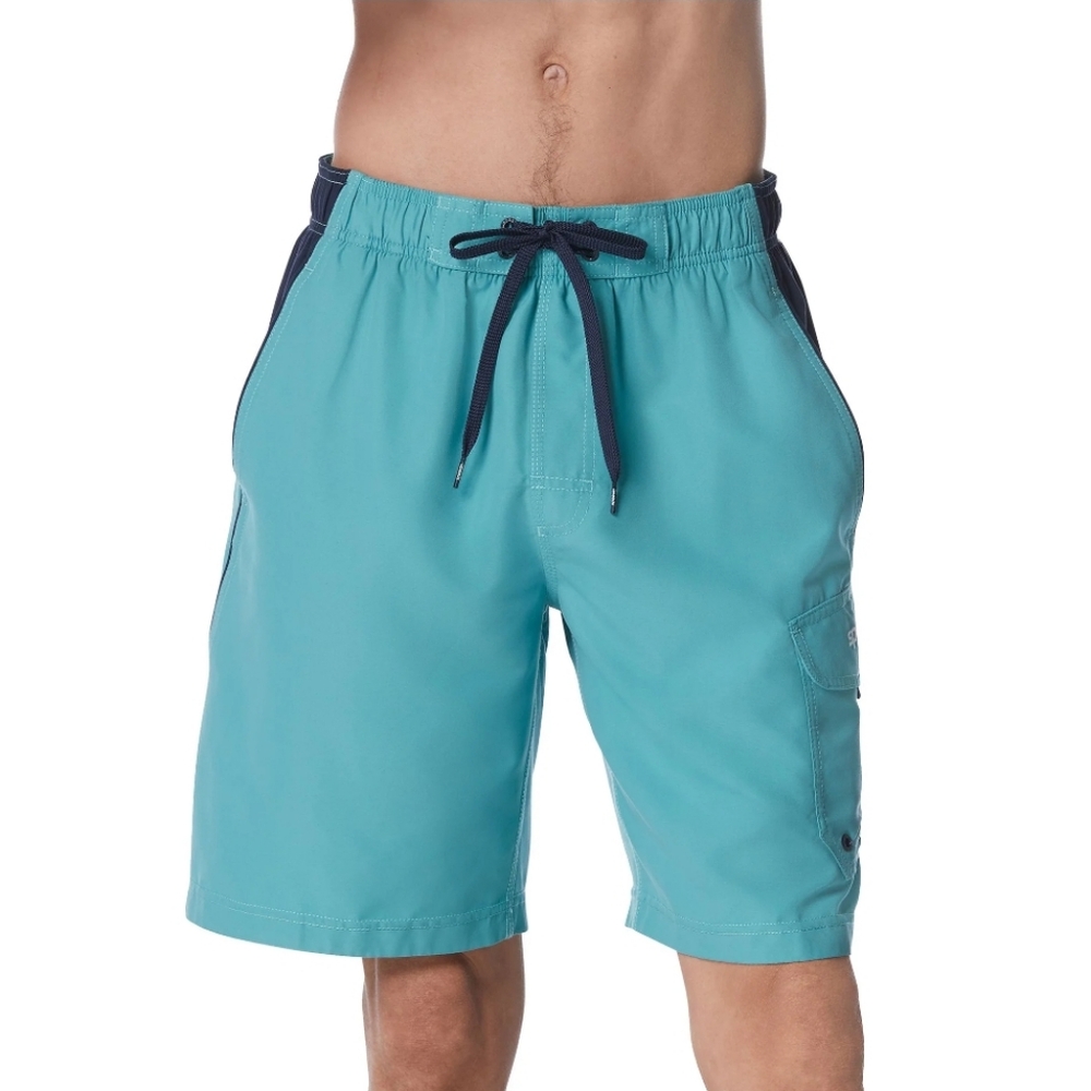 NWT Speedo Marina Volley Swim Trunks - Teal Size Medium